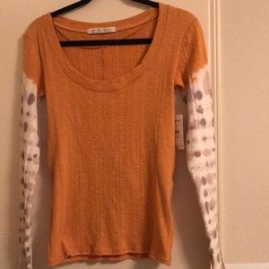 - Free People Big Sur long sleeve tee shirt size small Brand New with tags